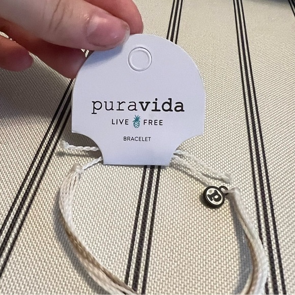 Pura Vida Beige String Bracelet - Picture 5 of 6